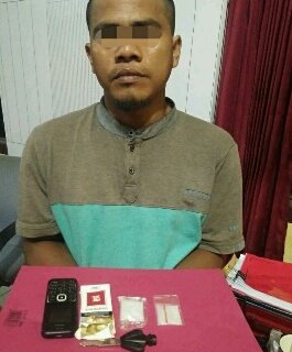 Polres Inhu Ringkus Pengguna Narkoba Jenis Shabu