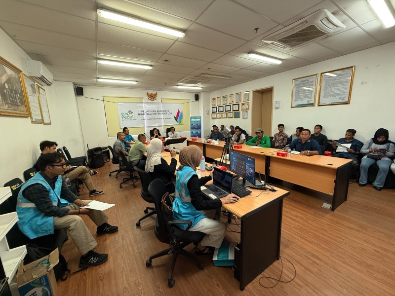 Sempena. HUT ke-81 RI, Program Pemberdayaan Masyarakat,  PLN NP UP Tenayan Gelar Pelatihan Budidaya Nila Sistem Bioflok
