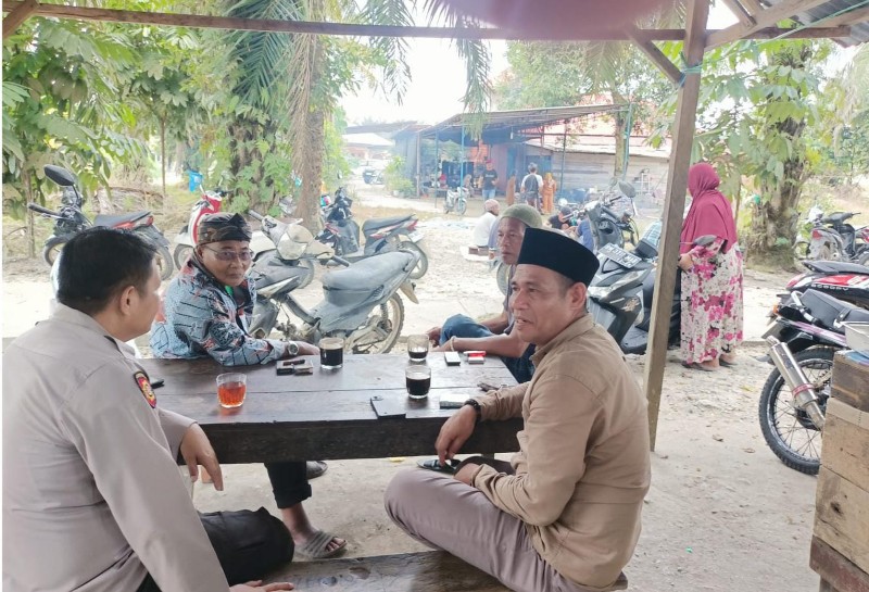 Jumat Curhat Bersama Masyarakat, Polsek Kunto Darussalam Sambangi Desa Bagan Tujuh