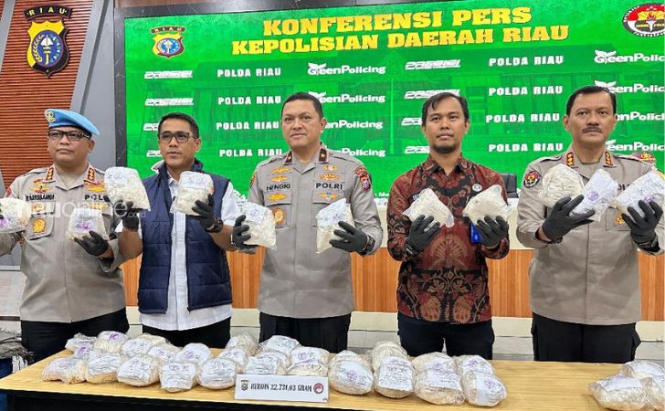 Peredaran Heroin di Riau Terbongkar, Wakapolda: Ini Jarang Beredar di Indonesia