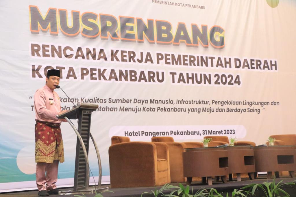 Musrenbang RKPD, Pj Wali Kota Pekanbaru Tekankan 5 Masalah Ini Harus Dibenahi di 2024