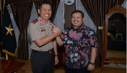Bupati Bengkalis Silaturahmi dengan Polda Riau