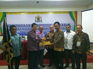 Muskab ke-V, Edy Indra Kesuma Terpilih Aklamasi Pimpin Kadin Inhil