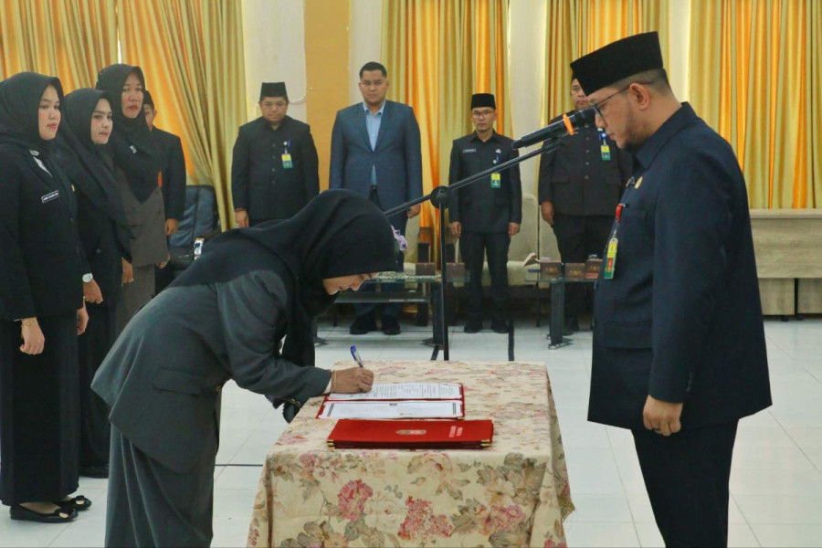 Pemkab Siak Lantik 9 Pejabat Fungsional, Ini Nama-namanya