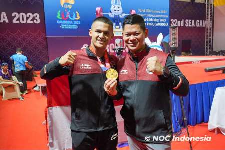 Tim Indonesia Koleksi 69 Emas, Pembuktian Rizki Juniansyah Menuju Paris 2024