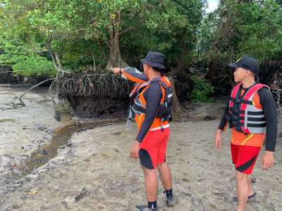 Pekerja Sedang Merakit Tual Sagu Diterkam Buaya di Sungai Mungkal Meranti