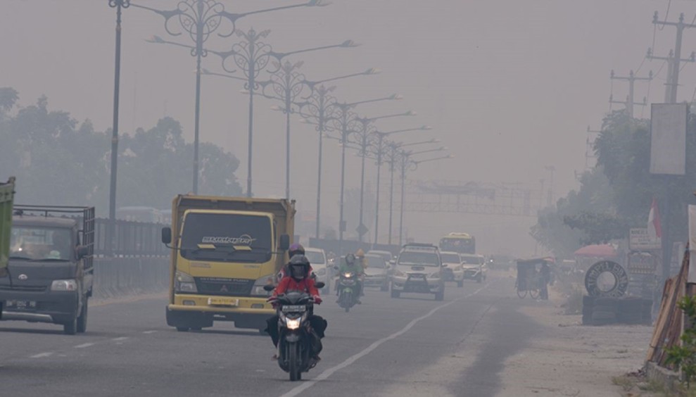 Warga Diimbau Kurangi Aktivitas di Luar Rumah, Kualitas Udara di Pekanbaru Memburuk
