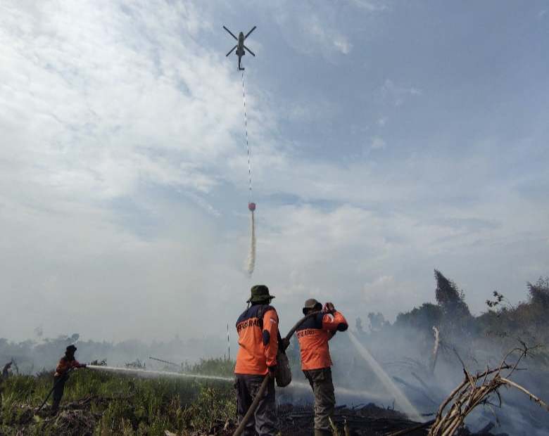 Karhutla Terkendali, BNPB Rencanakan Kirim Heli Water Bombing ke Riau
