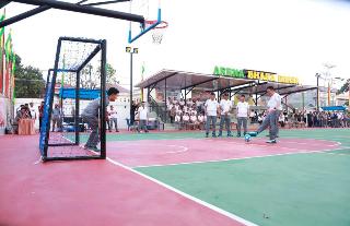 Tendangan Bola Irjen Iqbal Berhasil Jebol Gawang Tim Futsal Ditkrimsus