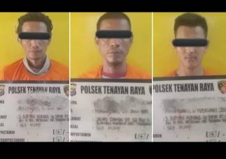 Aksi Pelaku Terekam CCTV, Polsek Tenayan Raya Berhasil Bekuk Tiga Pelaku Curanmor