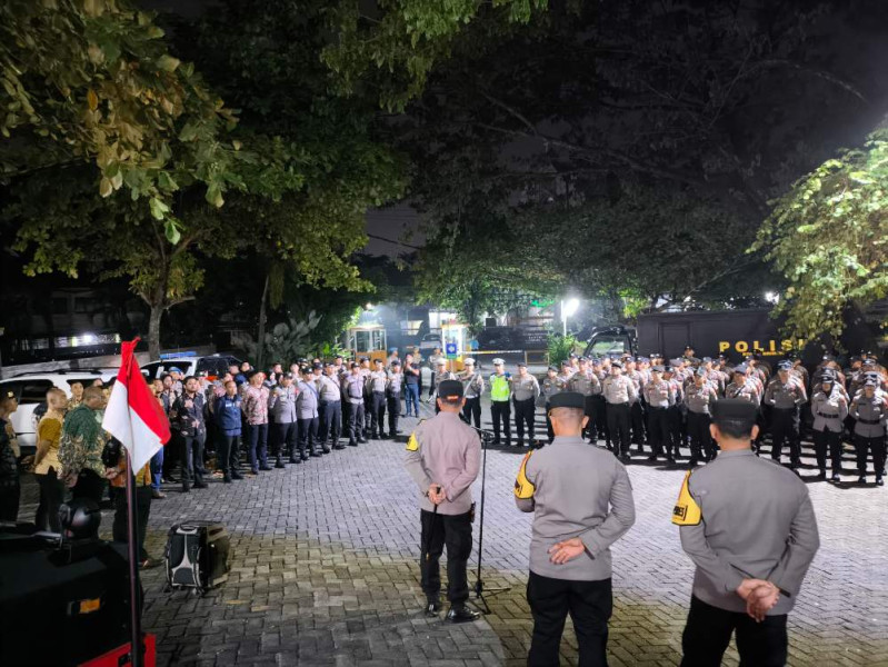 Polres Kuansing Sukseskan Amankan Debat Publik Paslon Cabup-Cawabup Pilkada 2024