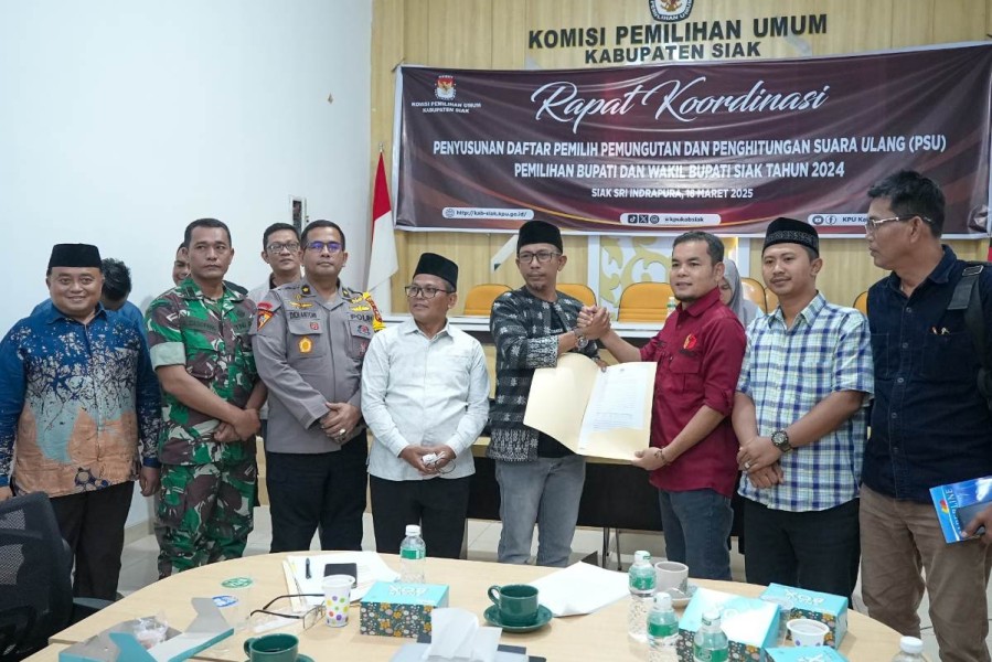 PSU Kabupaten Siak, KPU Tetapkan Jumlah Pemilih di Tiga TPS