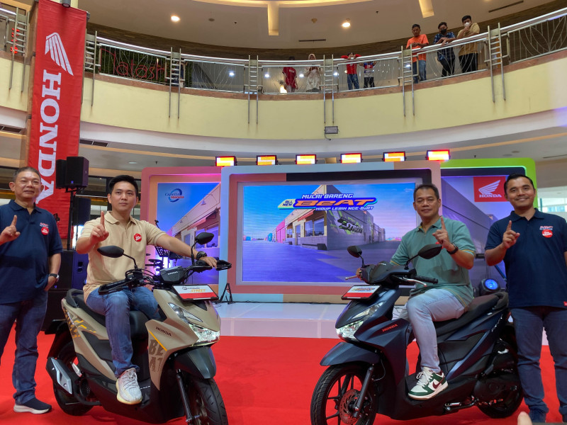 Capella Honda Gelar Launching All New Honda Beat di Mall SKA