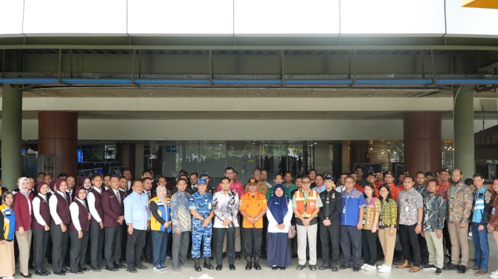 Posko Terpadu Angkutan Lebaran 2026 di Bandara Sultan Syarif Kasim II Pekanbaru Resmi Beroperasi