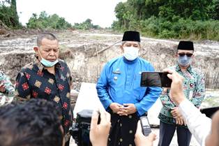 Progres Infrastruktur Kota Kembar Siak-Mempura Dimulai