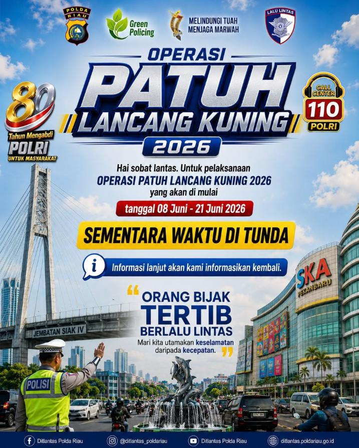 Operasi Patuh 2026 Ditunda, Polri Fokus Peringatan Hari Bhayangkara ke-80
