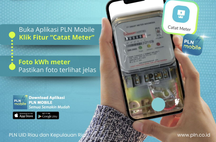 Catat Angka Meter Mandiri, PLN Ajak Pelanggan Pascabayar Manfaatkan Fitur Swacam di Aplikasi PLN Mobile