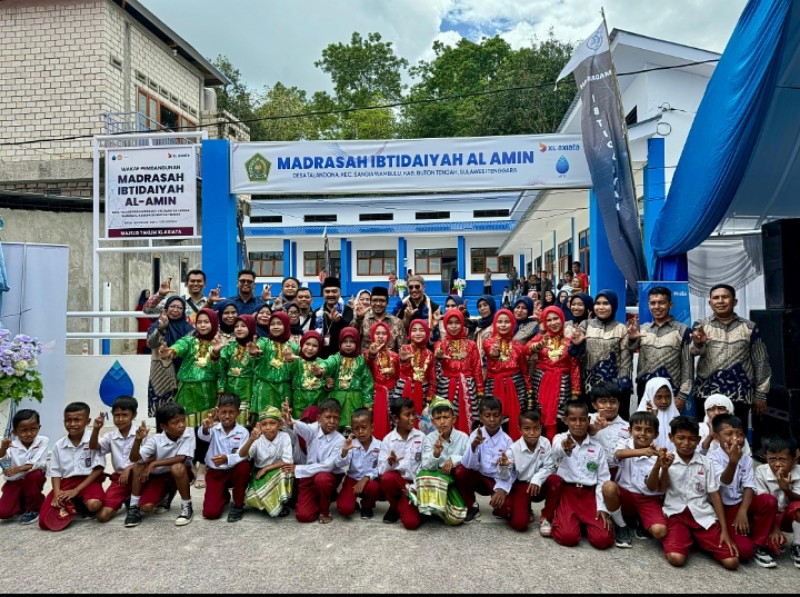 Dukung Pemerintah Majukan Pendidikan Masyarakat di Daerah Terpencil, XL Axiata Bangun Madrasah di Pelosok Buton Sulawesi Tenggara