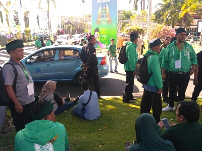 Bagaikan Lebah, Kader PKB Seluruh Indonesia Kerumuni Arena Muktamar di Bali 