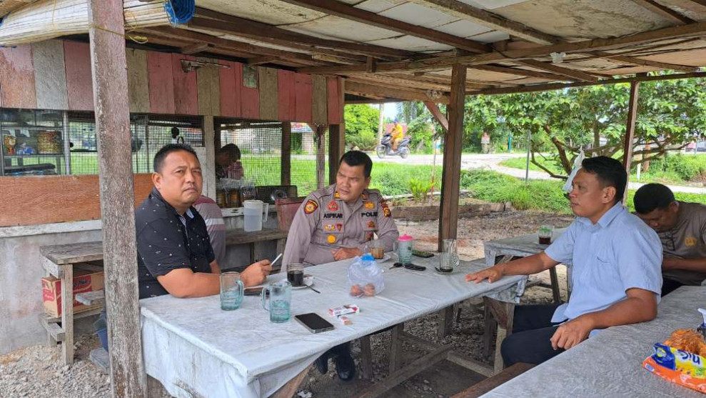 Ciptakan Situasi Aman dan Sejuk, Polsek Bungaraya Laksanakan Cooling System Pasca Pilkada