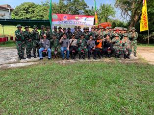 Pertamina EP Lirik Field Inhu Gelar Latihan Gabungan Cegah Karhutla