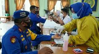 Sat Polair Polres Siak Gelar Donor Darah Dalam Rangka Memperingati HUT Polairud Ke-70