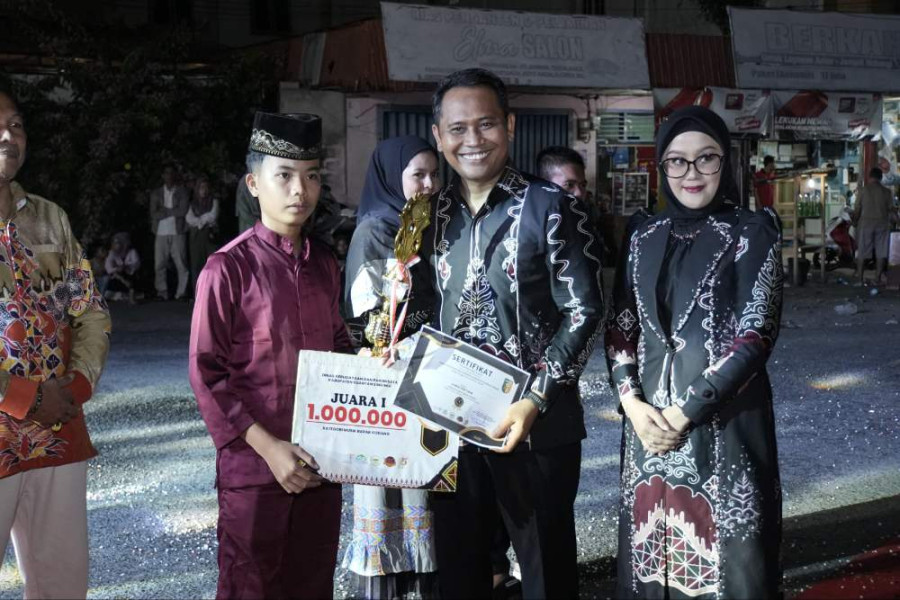 Hadiri Car Free Night Batik Carnaval, Polres Kuansing Raih Penghargaan Penampilan Terfavorit