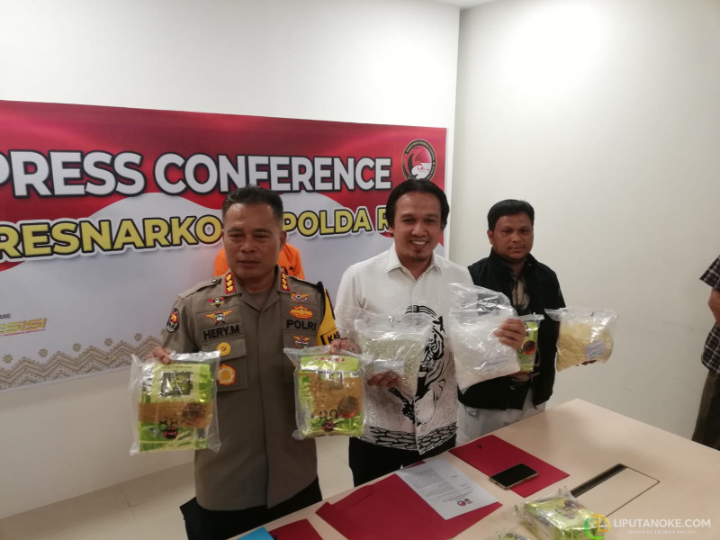 Diduga Dikendalikan dari Napi Lapas Bengkalis, Polisi Berhasil Gagalkan Peredaran Sabu 9,50 Kg