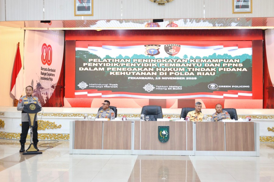 Penegakan Hukum Karhutla, Kapolda Riau Komit Sikat Mafia Hutan