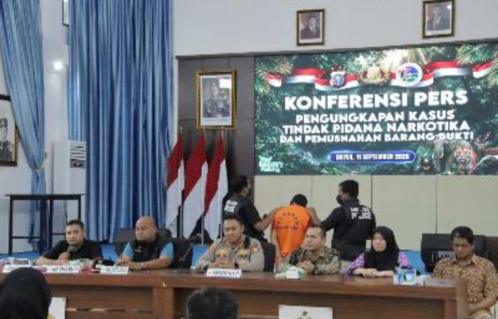 Sabu 1 Kg Digagalkan di Siak, Kurir Dibekuk di Jalan Perawang–Minas