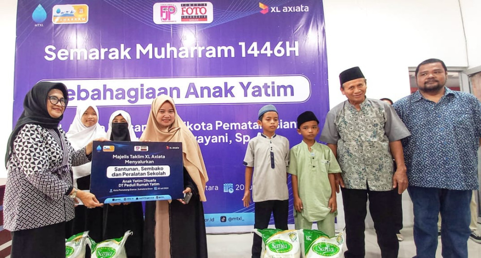Semarak Muharram 1446H, Karyawan XL Axiata Santuni Anak Yatim di 15 Kota