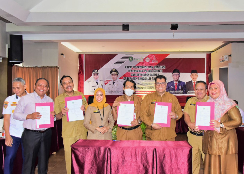 Pemkab Bengkalis Gelar Rakor dan Evaluasi Penerimaan Retribusi serta Pajak Daerah