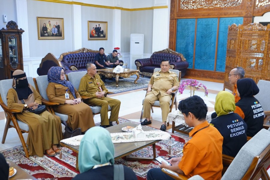 Sensus Ekonomi Dimulai, Plt Gubernur Riau Ajak Masyarakat Berikan Data Akurat