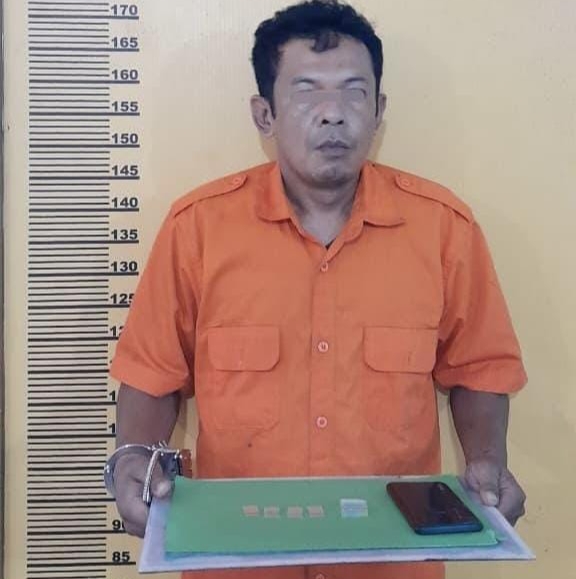 Oknum PNS Disnaker Inhu Ditangkap Hendak Transaksi Sabu di Desa Japura