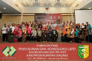 Tingkatkan SDM Bendahara, BPKAD Kuansing Gelar Bimtek