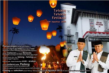 Festival Telong-Telong, 6 Agustus Kota Padang Terang Benderang 