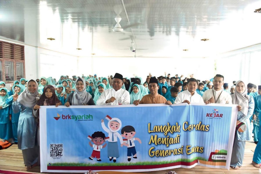 Wujudkan Generasi Emas, BRK Syariah Hadirkan Program KEJAR untuk Pelajar di Bengkalis