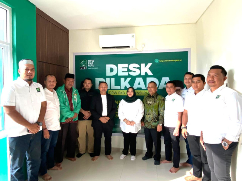 Kasmarni Boyong SK Dukungan PKB Maju Kembali di Pilbup Bengkalis