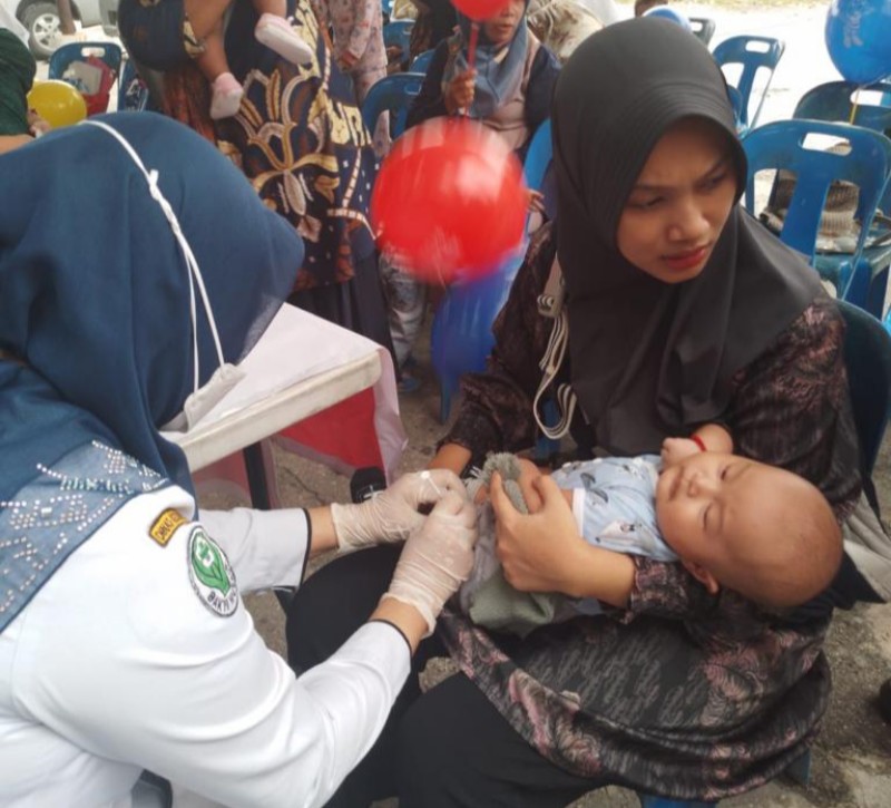 Spesial Untuk Warga Kota Pekanbaru, Ada Gelaran Posyandu Alfamart