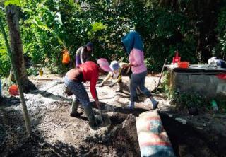 Bantu Warga Bangun Irigasi, Dandim Berharap Bisa Tingkatkan Fasilitas Umum