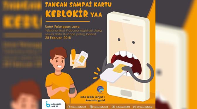 Skenario Pemblokiran Kartu Sim Prabayar Bila Tidak Registrasi