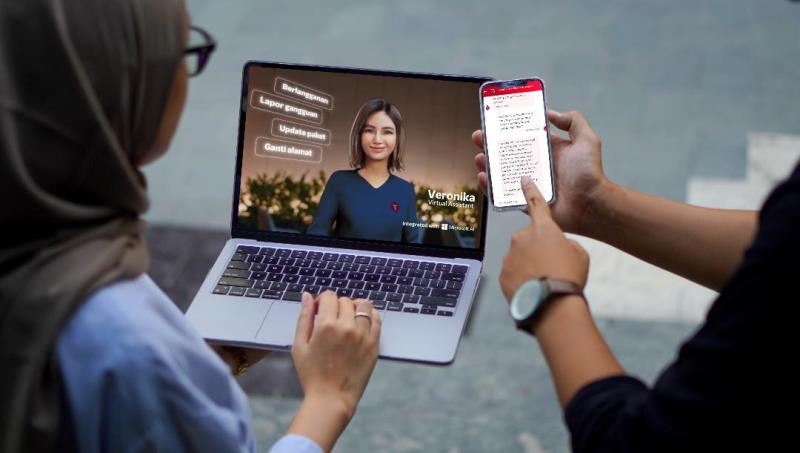 Layanan Pelanggan Asisten Virtual Veronika di MyTelkomsel Kini Terintegrasi Teknologi Microsoft Azure OpenAI Service