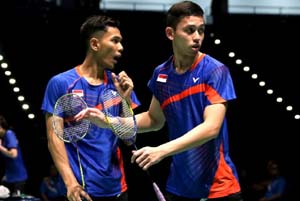 Indonesia Pastikan Tiket Final Ganda Putra Kejuaraan Dunia