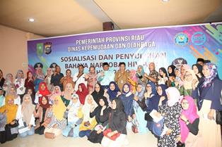 Bupati Siak Secara Resmi Buka Acara Sosialisasi & Penyuluhan Bahaya Narkoba & HIV/AIDS