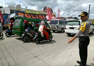 Wakapolresta Pekanbaru Pantau Arus Mudik