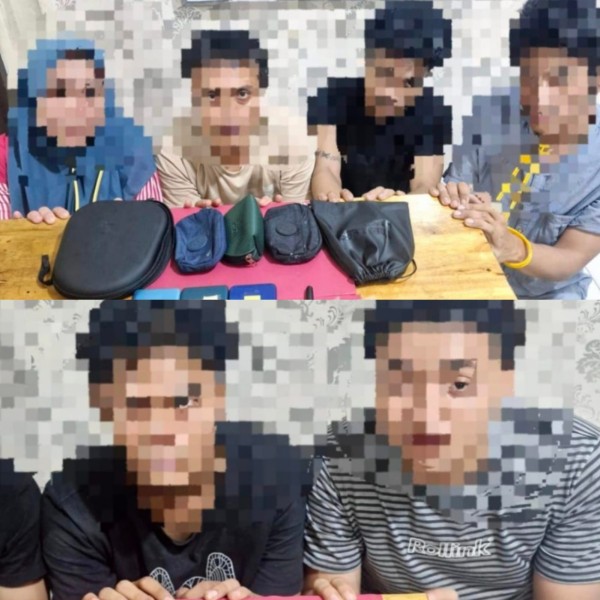 Polres Siak Bongkar Jaringan Narkoba, Enam Tersangka Diamankan
