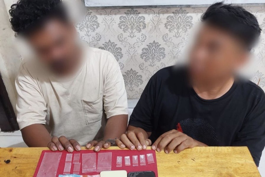 Dua Terduga Bandar Sabu Ditangkap di Siak, Satu Karyawan Honorer