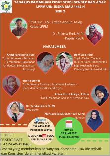 Tampilkan Karya Ilmiah Mahasiswa & Alumni, Tadarus Ramadhan Seri 2 PSGA UIN SUSKA Riau Tuai Pujian