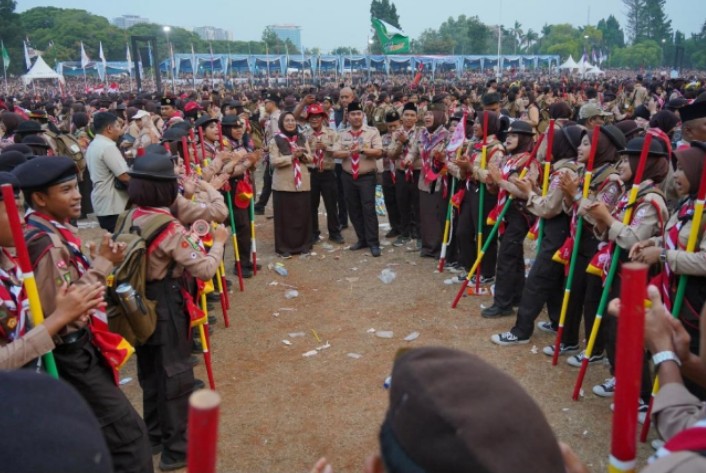 Sekda Siak Hadiri Hari Pramuka ke-65 dan Pembukaan Jamnas XII