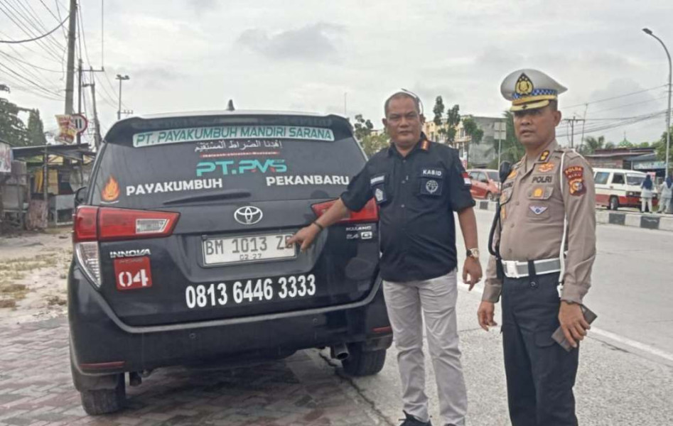 Belasan Travel Gelap dan Truk Odol Terjaring Razia Gabungan di Pekanbaru